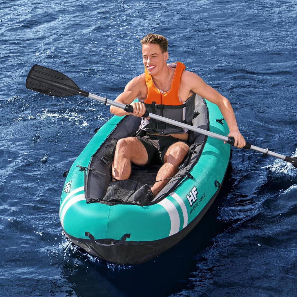 Hydro-Force Kayak Ventura Canoë Pompe+Rame Et Siège 130kg Bestway-65118 - Camping et Randonnée - صورة 3