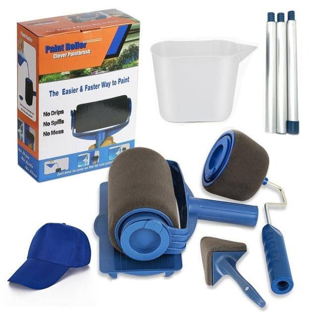 kit Rouleau de peinture mural 7 pièces multifonctionnel - Outillage et Bricolage - صورة 4