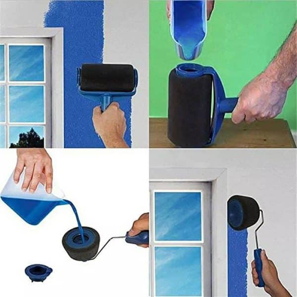 kit Rouleau de peinture mural 7 pièces multifonctionnel - Outillage et Bricolage - صورة 9