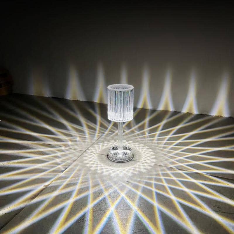 Veilleuse en cristal avec télécommande tactile USB - Décoration - صورة 2