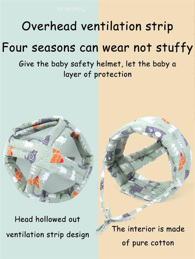 Casque De Sécurité 360° Pour Bébé De 6 A 24 Mois-Multicolor - Enfants - صورة 9