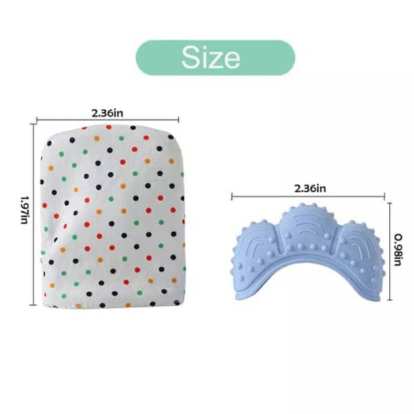 Anneau de dentition en Silicone pour bébé, sans BPA, doux, succion des doigts, - Maternité - صورة 6