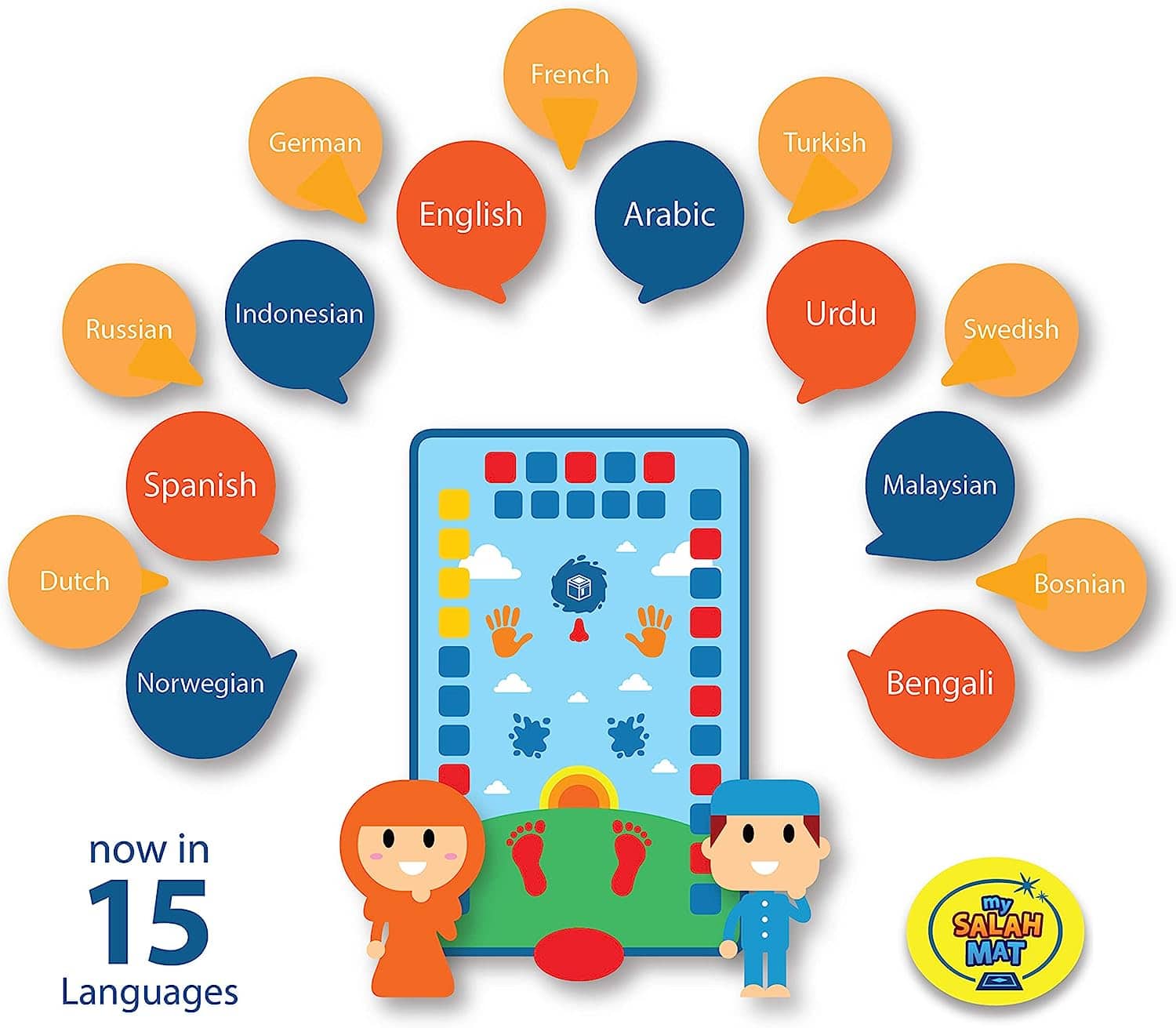 Tapis Pour Apprendre La Prière Aux Enfants سجادة الصلاة التعليمية - Maternité - صورة 4