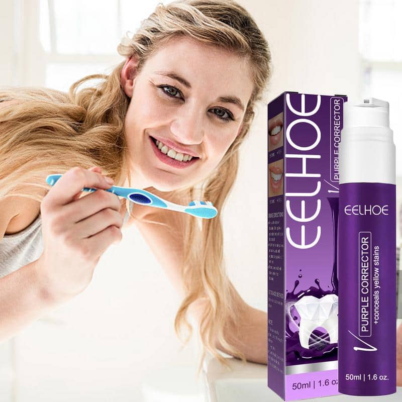 Dentifrice pour le blanchiment des dents, correcteur de couleur, élimine les taches, 50ml - Soins et Beauté - صورة 6