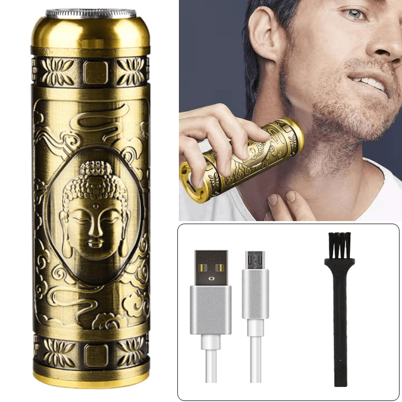 Mini rasoir professionnel étanche rechargeable HW-T8 en acier - Electroménager - صورة 2