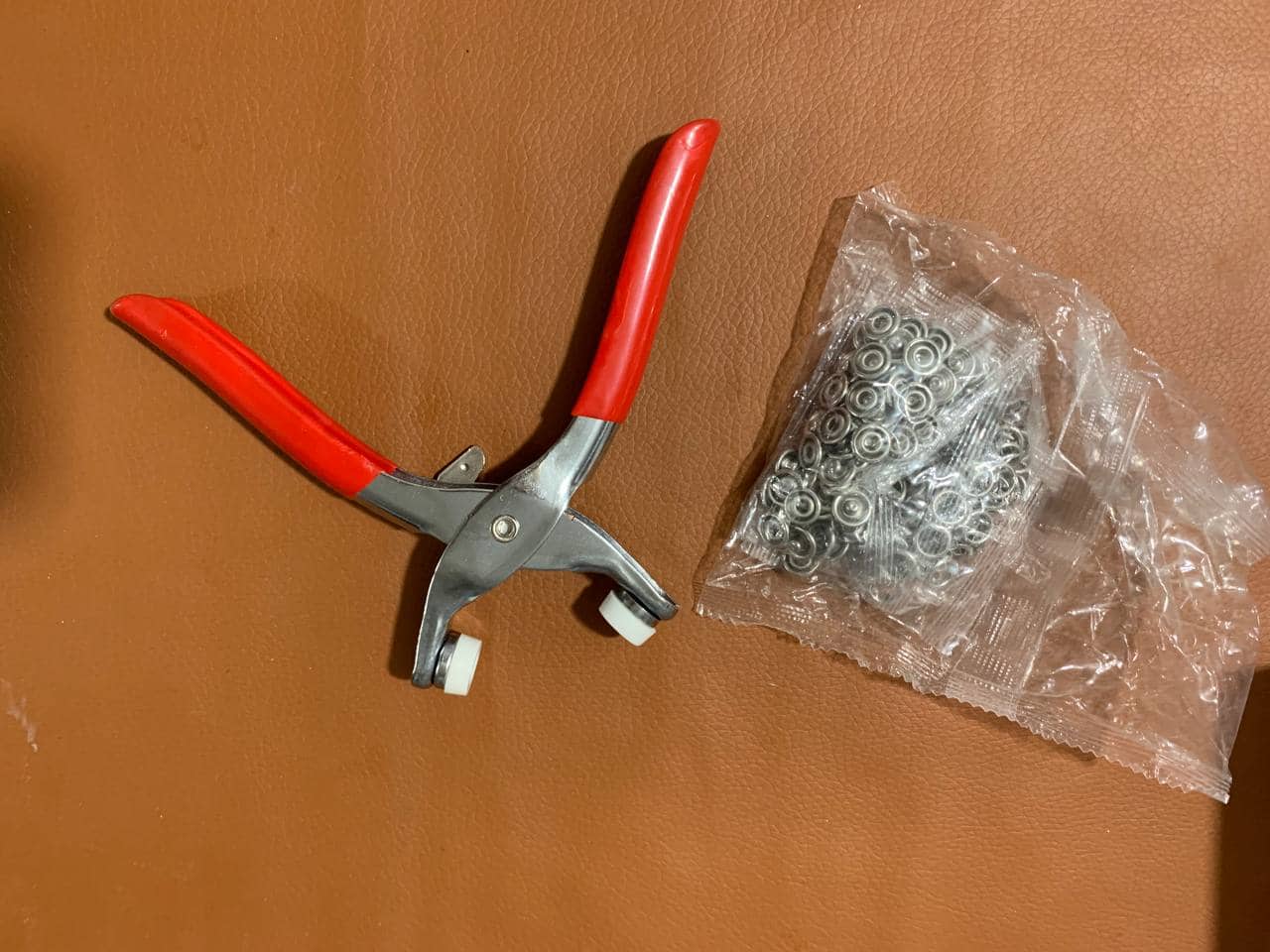 Pince à boutons-pression en métal avec pince à clip - Outillage et Bricolage - صورة 8