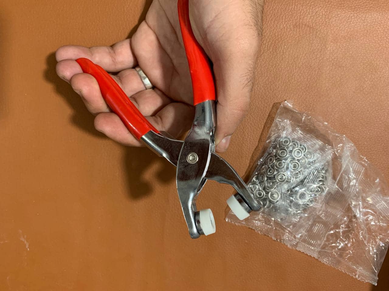 Pince à boutons-pression en métal avec pince à clip - Outillage et Bricolage - صورة 9