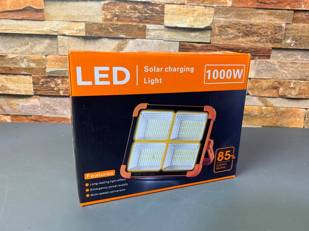 Projecteur Solaire étanche Rechargeable 4 modes Déclairage Power-Bank 1000W - Camping et Randonnée - صورة 8