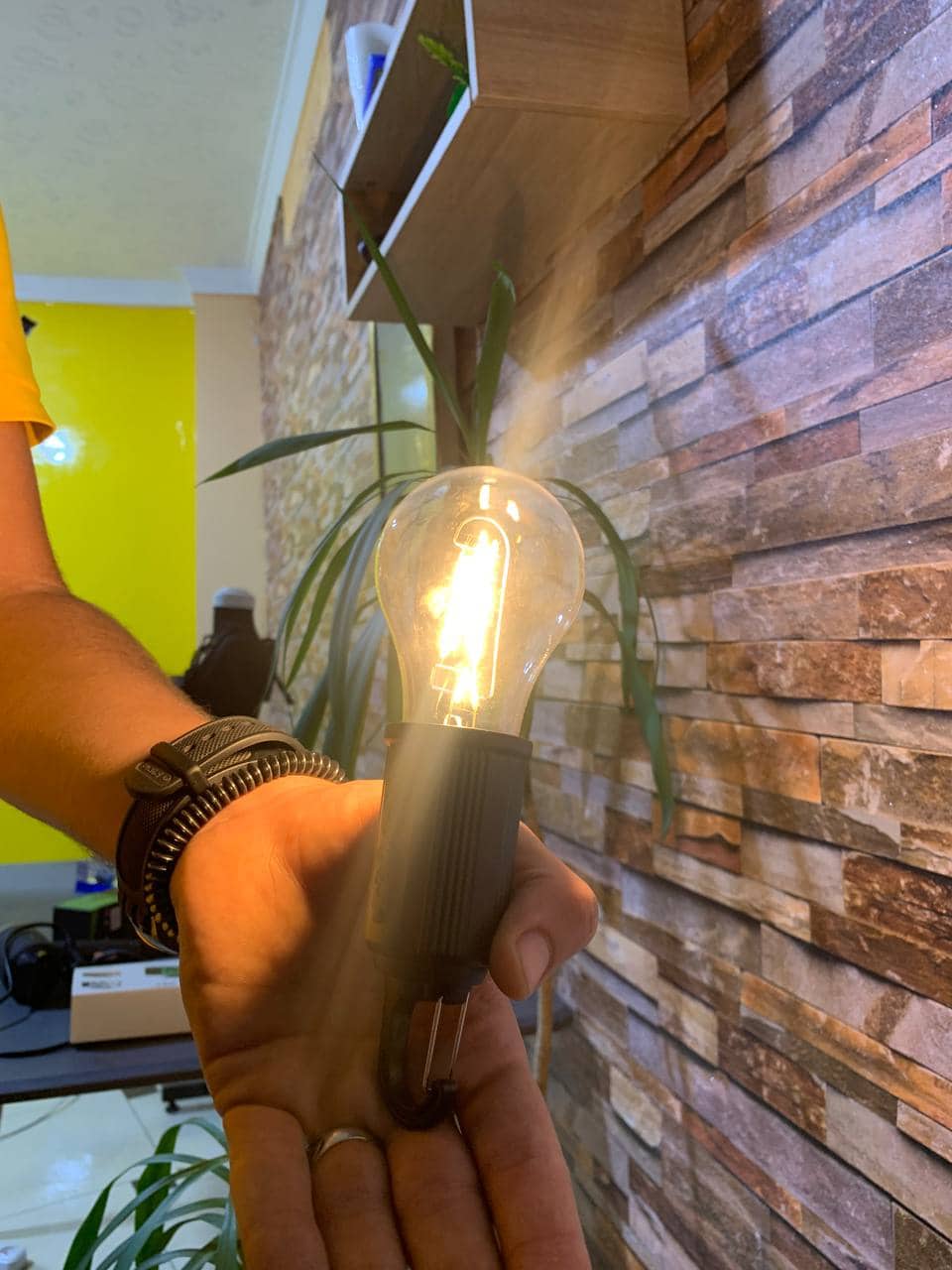 Lampe de Camping Portable étanche rechargeable 3 modes d'éclairage T01 - Camping et Randonnée - صورة 8