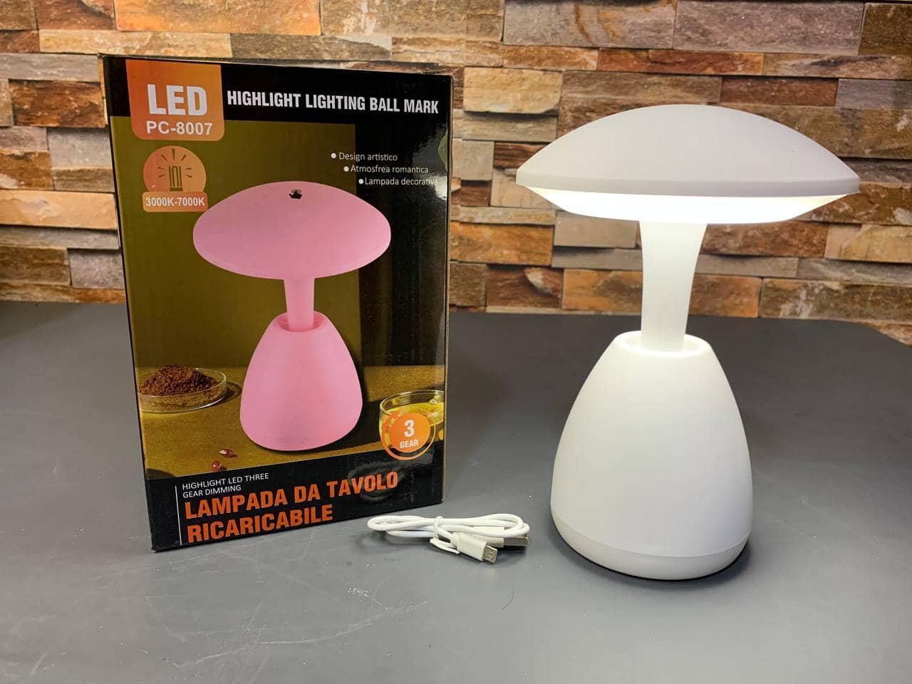 Veilleuse LED Tactile Sans Fil à Intensité Réglable avec Chargeur USB - Maison - صورة 7