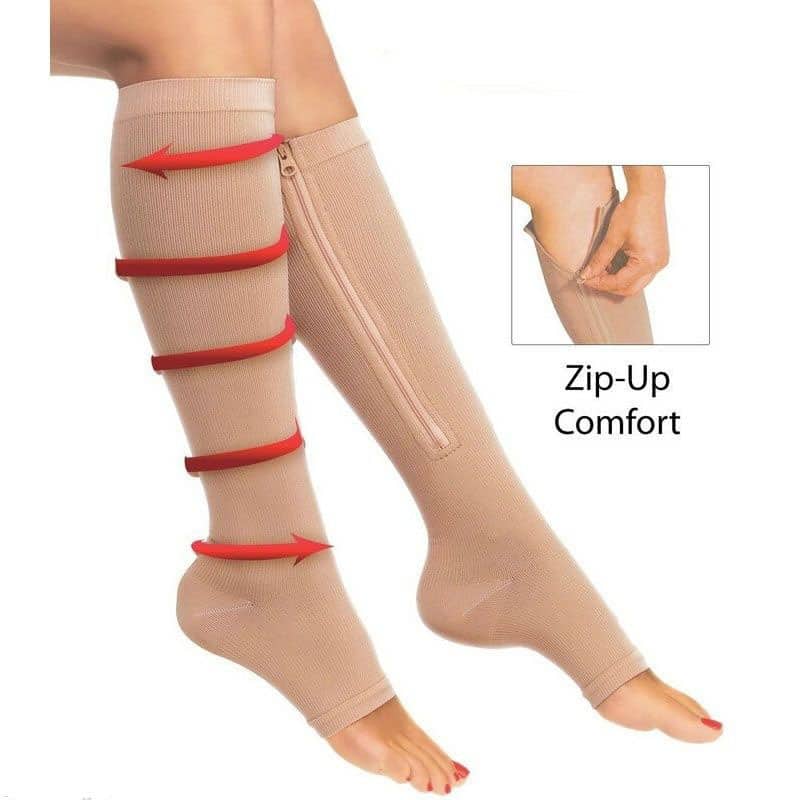 zip sox chaussettes de compression pour les varices - Soins et Beauté - صورة 2