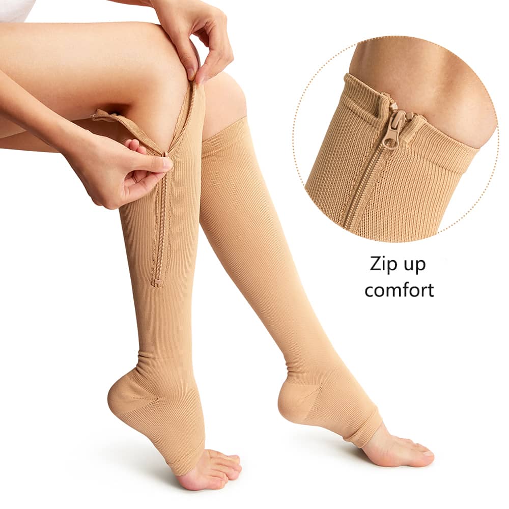 zip sox chaussettes de compression pour les varices - Soins et Beauté - صورة 5