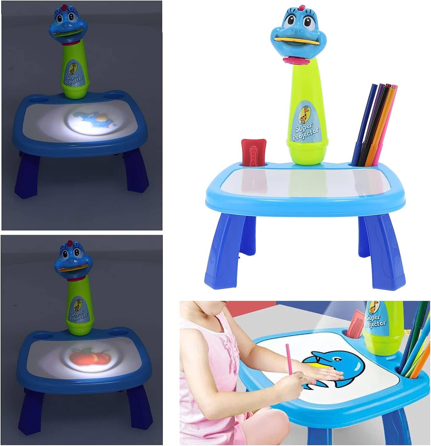 Projecteur à LED pour Enfant avec Table de Dessin Artistique - Jouet & Gaming - صورة 3