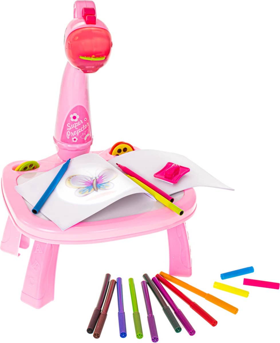 Table à dessin avec projecteur 24 images différentes - Planche à dessin -rose - Jouet & Gaming - صورة 7