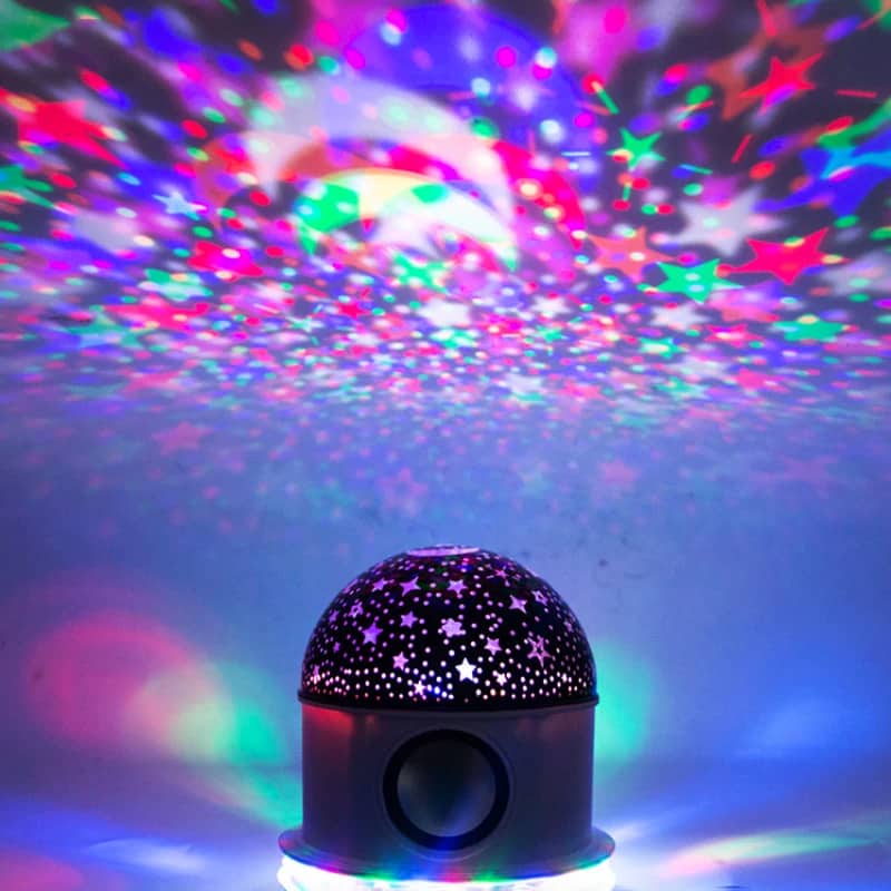 Ampoule LED Bluetooth Haut-parleur + effet jeux d lumière de scène magique - Électronique - صورة 3