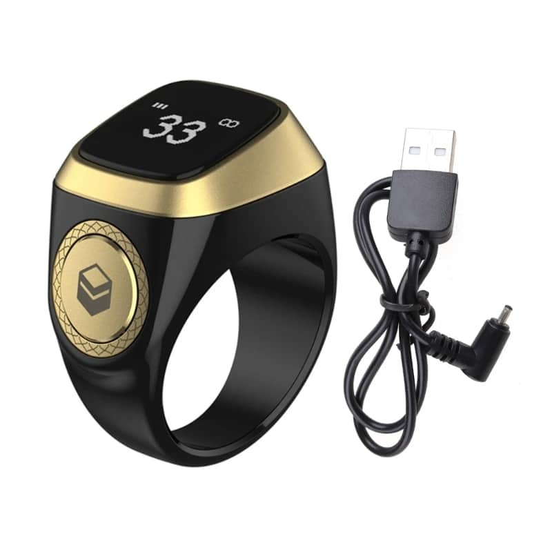 خاتم التسبيح الالكتروني الذكي IQIBLA يساعدك على التسبيح والتذكر بطريقة عملية وبسيطة -Zikr Ring Tasbih Counter - Électronique - صورة 4