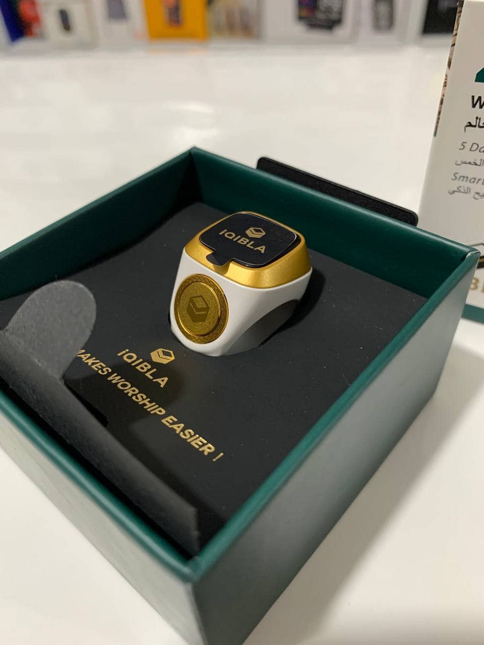 خاتم التسبيح الالكتروني الذكي IQIBLA يساعدك على التسبيح والتذكر بطريقة عملية وبسيطة -Zikr Ring Tasbih Counter - Électronique - صورة 13