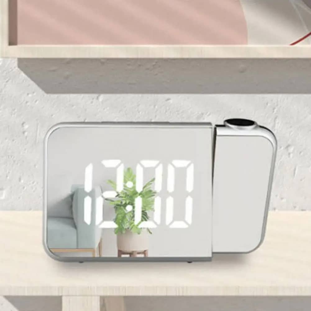 Réveil numérique intelligent avec projecteur 180° TempéRature USB , Snooze  DS-8590L - Électronique - صورة 4