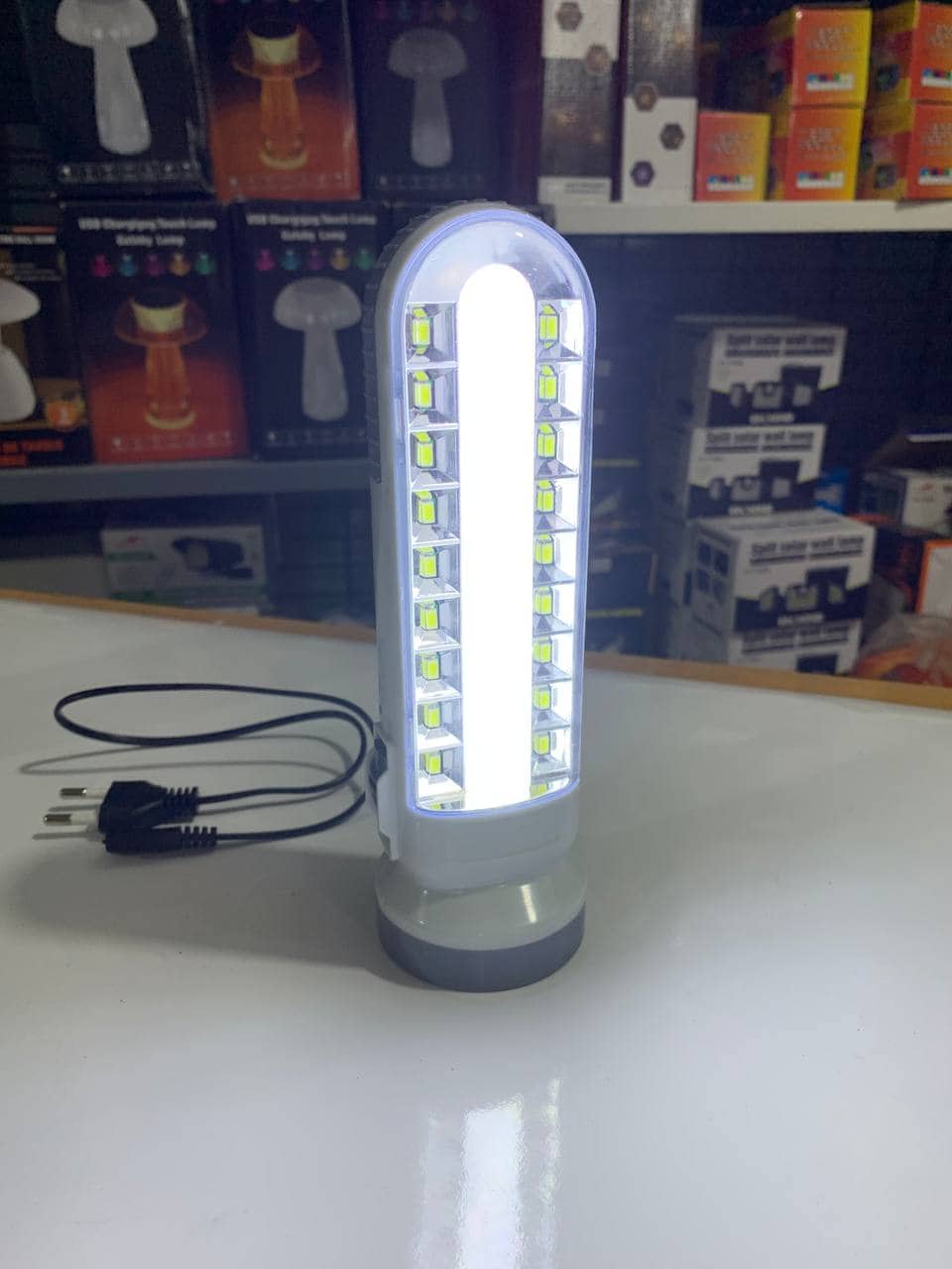 lampe et Torche solar rechargeable USB  SH-189-2 - Camping et Randonnée - صورة 10