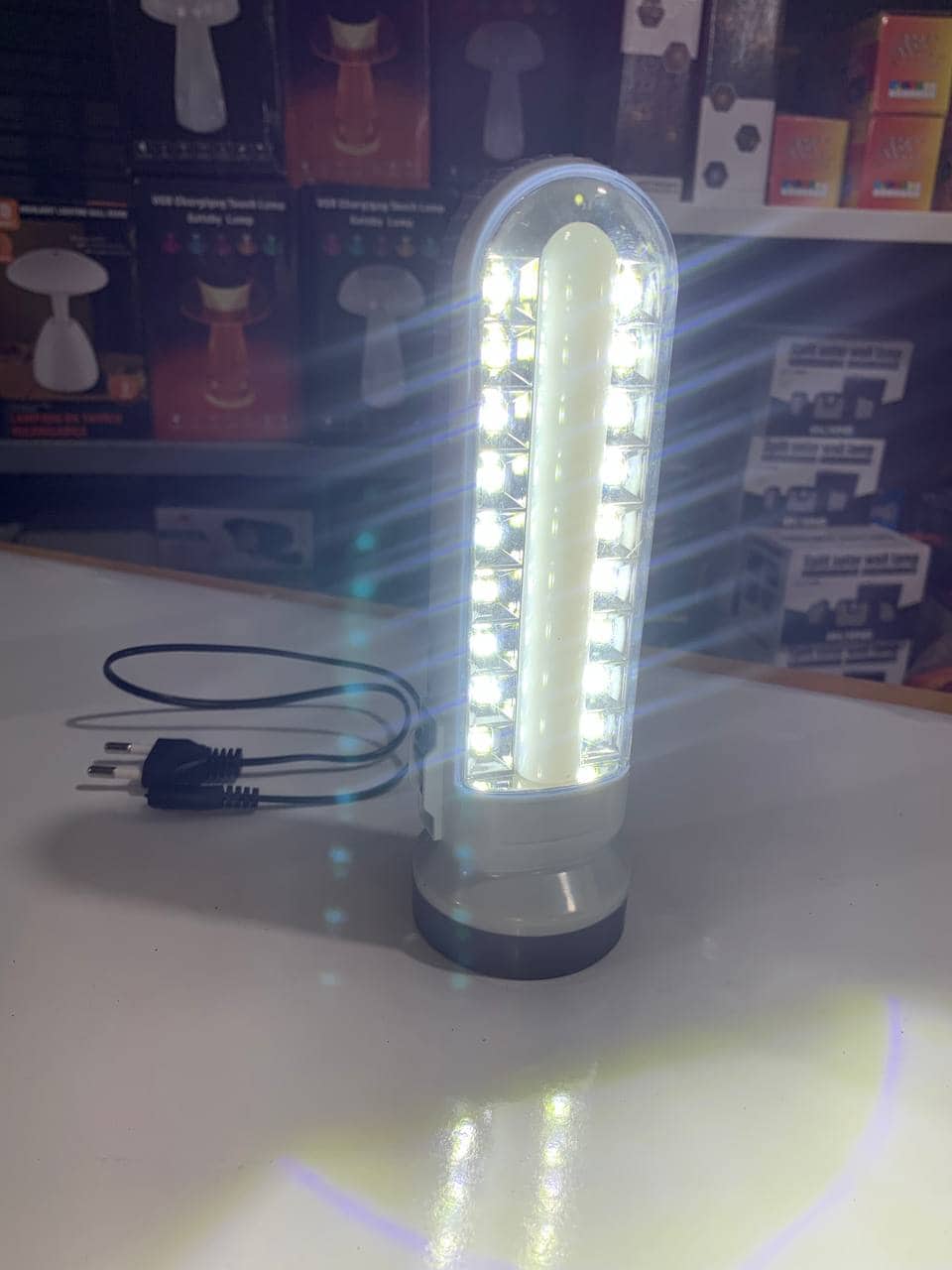 lampe et Torche solar rechargeable USB  SH-189-2 - Camping et Randonnée - صورة 11