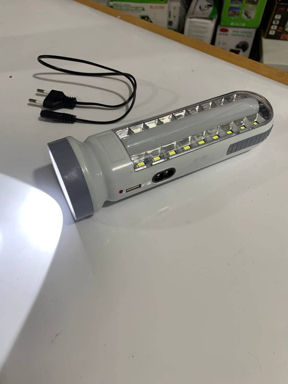 lampe et Torche solar rechargeable USB  SH-189-2 - Camping et Randonnée - صورة 12