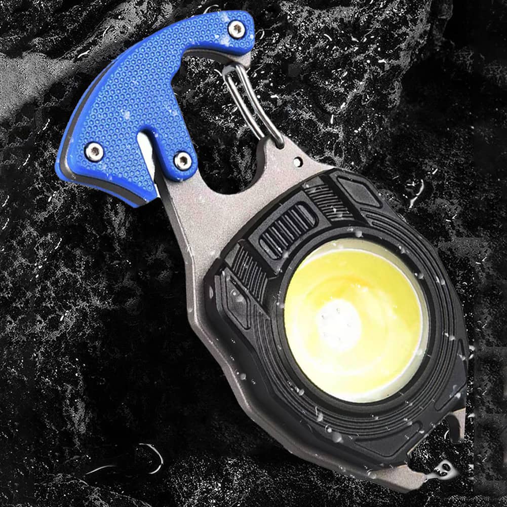 lampe de poche multifonctionnelle étanche Rechargeable à LED en alliage d'aluminium - Camping et Randonnée - صورة 3