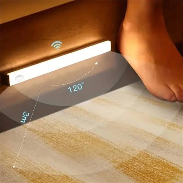Lampe de Placard avec Detecteur de Mouvement Rechargeable et sans Fil - Décoration - صورة 3