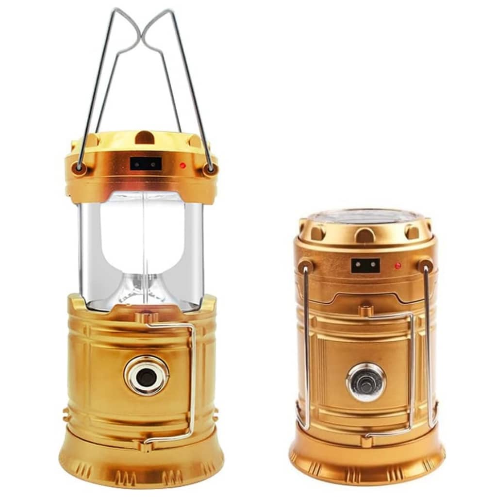 Lampe de Camping 2IN1 Rechargeable Solaire Pliable YD-3589 - Camping et Randonnée - صورة 2