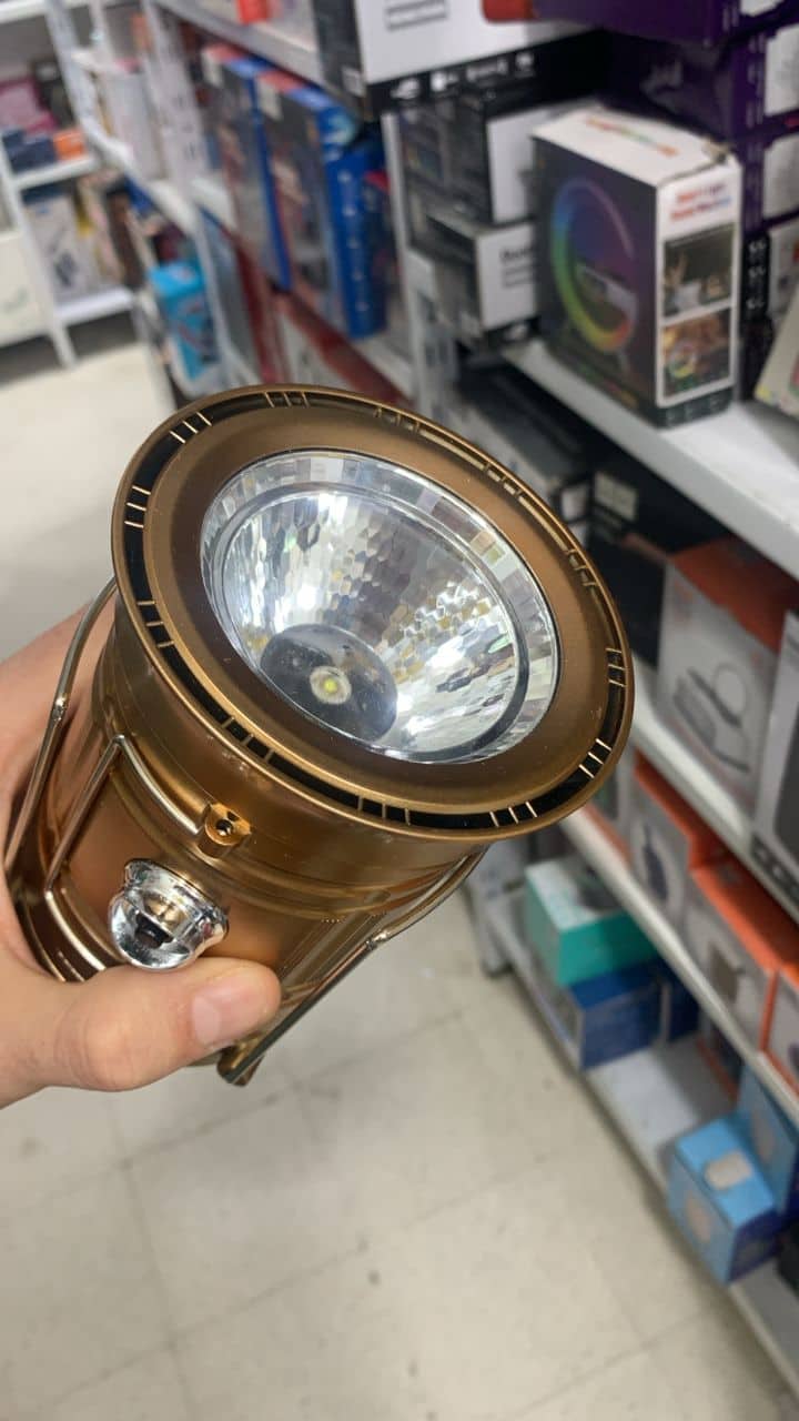 Lampe de Camping 2IN1 Rechargeable Solaire Pliable YD-3589 - Camping et Randonnée - صورة 6