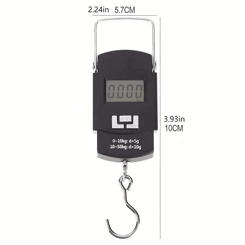 Balance à bagages numérique portable avec écran LCD 50KG/10G WH-A08 - Électronique - صورة 6