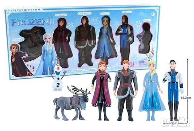 Ensemble de figurine Frozen  6 caractéres - Enfants - صورة 2