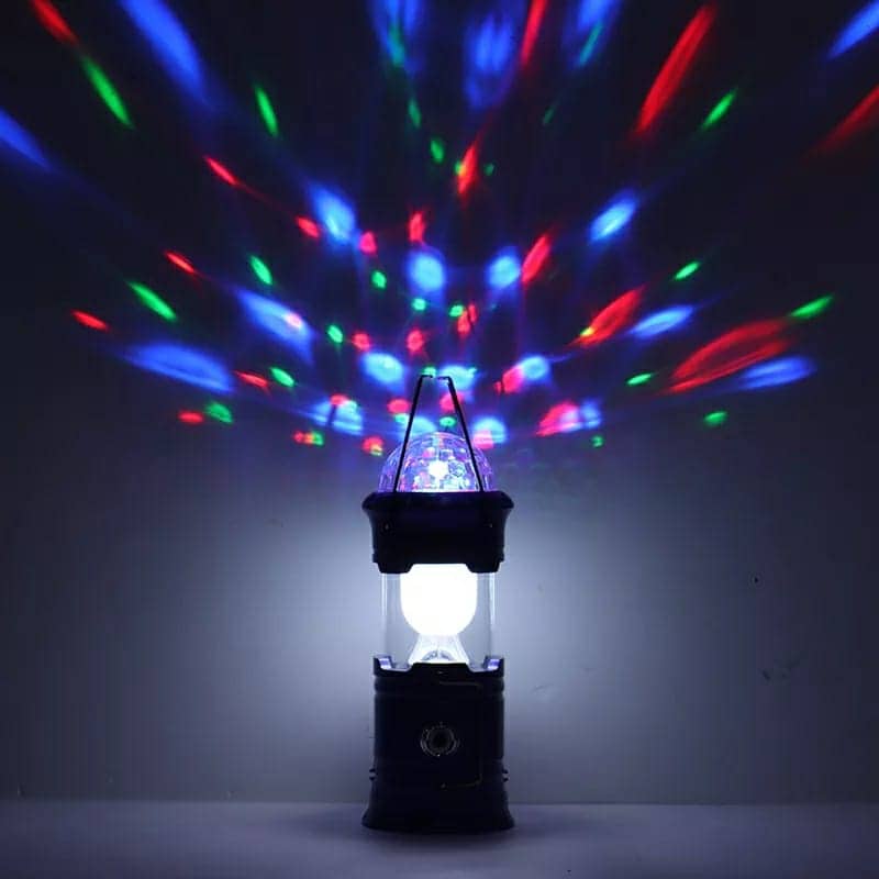Camping light lantern 3IN1 multi-fonction Rechargeable lamp ,torch ,disco ball rotatif - Camping et Randonnée - صورة 4