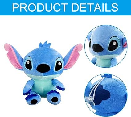 Disney Stitch en peluche  20cm  - Jouet & Gaming - صورة 6