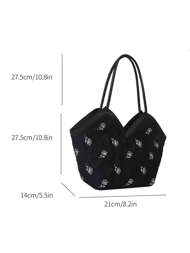 Sac à main pour femme  motif a fleur  - Sac à dos et Mode - صورة 7