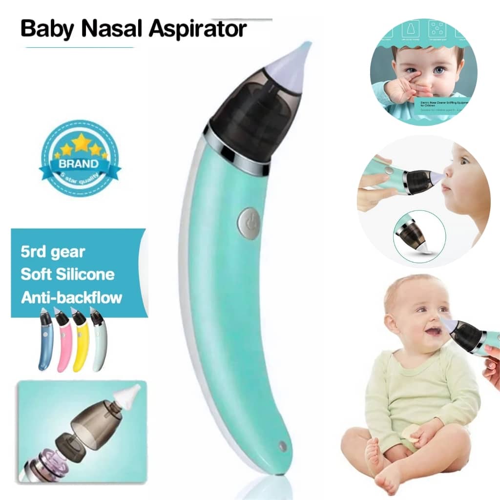 Mouche Nez, Aspirateur nasal électrique pour bébé 2 Tailles D'embouts - شفاطة الأنف الكهربائية للطفل