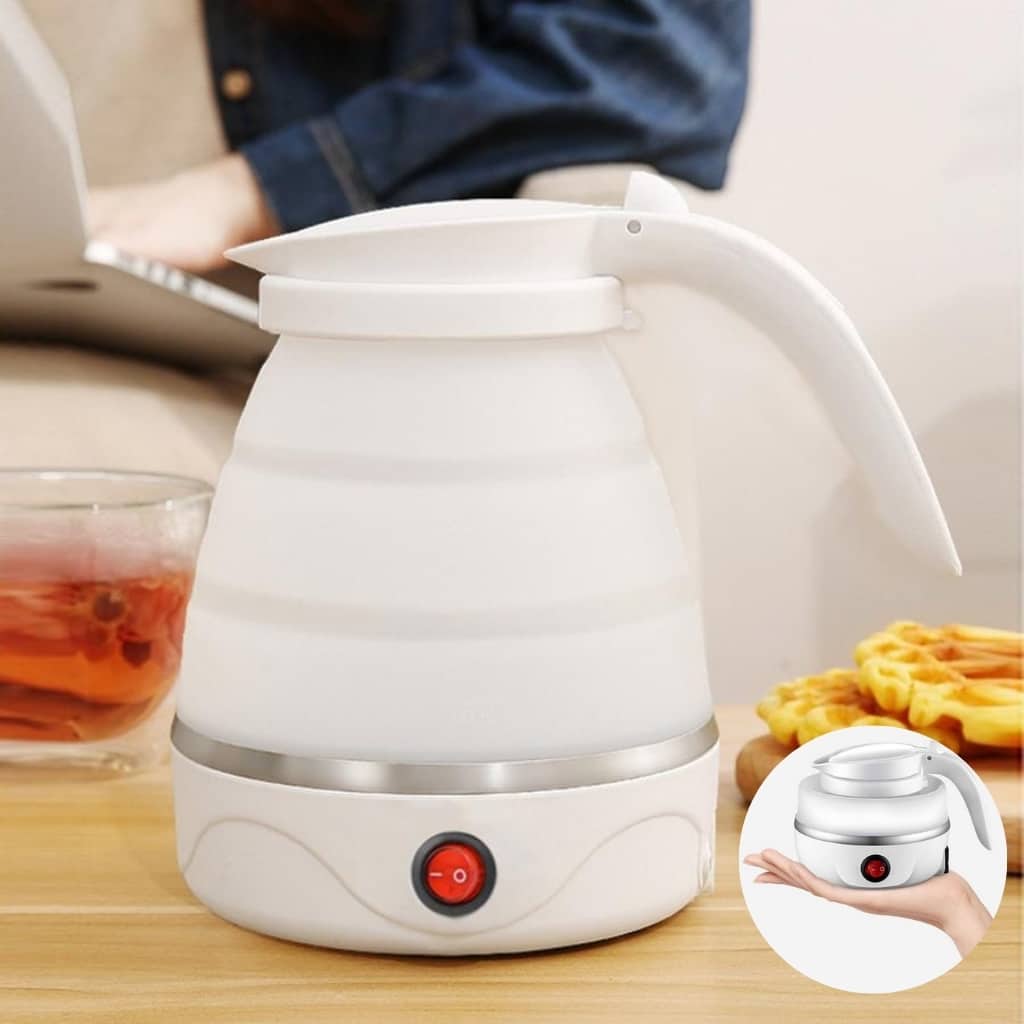 Bouilloire électrique pliable en silicone ,portable Avec  indicateur de mise hors tension غلاية كهربائية قابلة للطي محمولة سيليكون - Cuisine - صورة 2