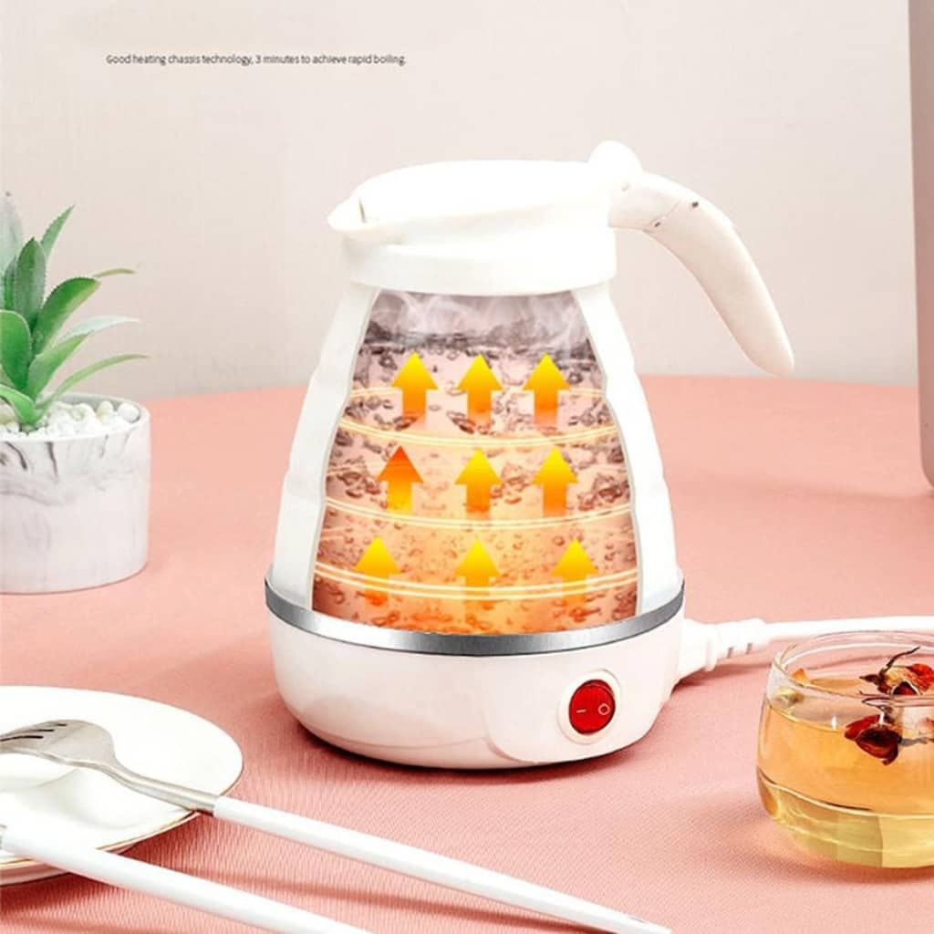Bouilloire électrique pliable en silicone ,portable Avec  indicateur de mise hors tension غلاية كهربائية قابلة للطي محمولة سيليكون - Cuisine - صورة 3