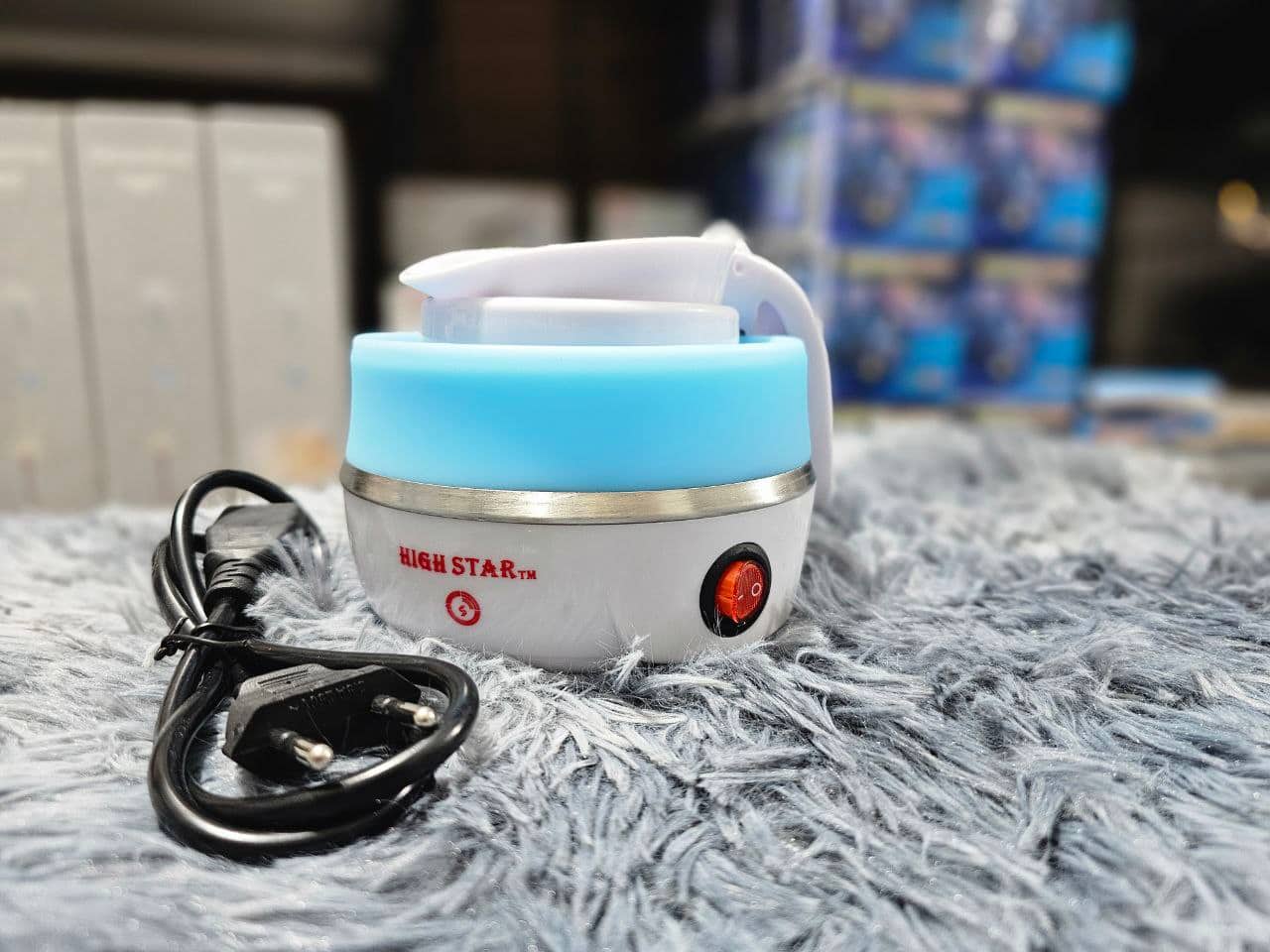 Bouilloire électrique pliable en silicone ,portable Avec  indicateur de mise hors tension غلاية كهربائية قابلة للطي محمولة سيليكون - Cuisine - صورة 10