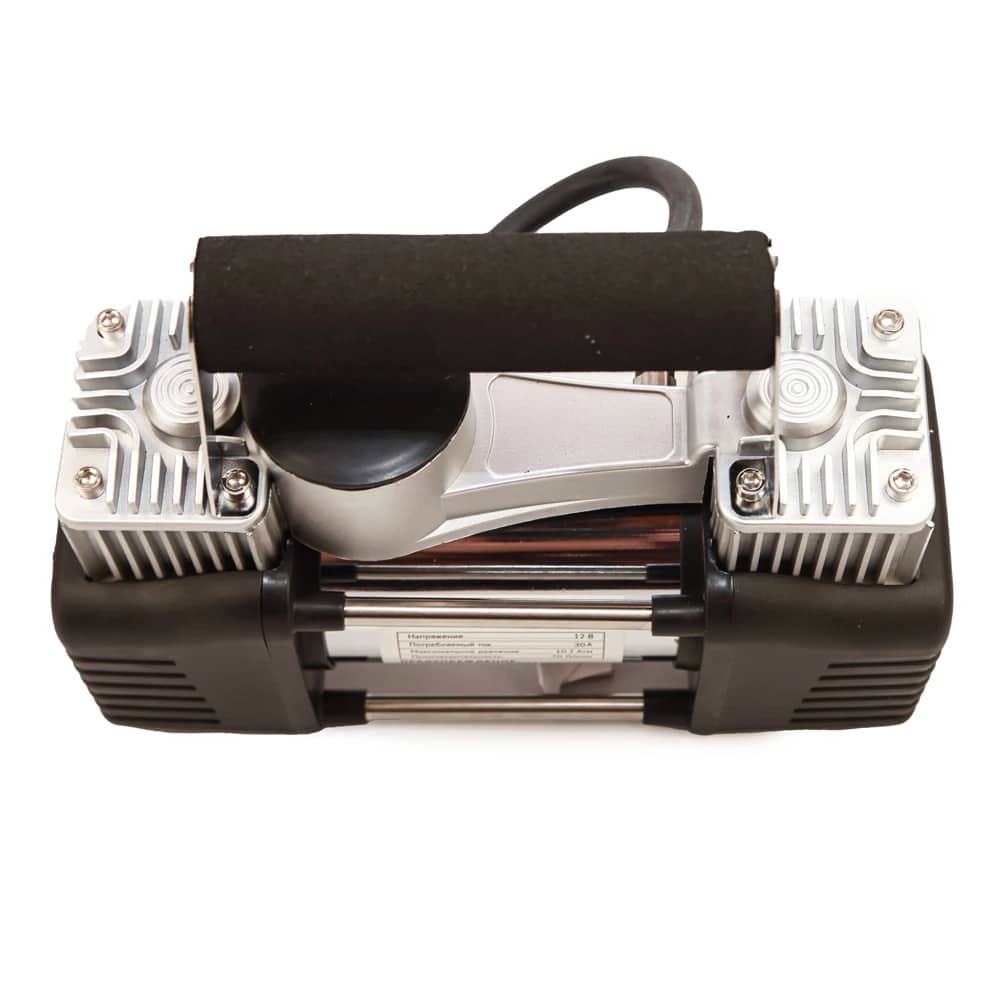 Compresseur automobile à double piston, 70 L/min, tuyau de 3 mètres, 12 V - Accessoires Auto/Moto - صورة 3
