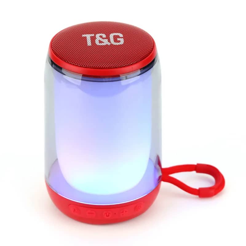 T&G Haut-parleur Bluetooth 5.3 à pulsation d'ambiance LED RGB - Électronique - صورة 4