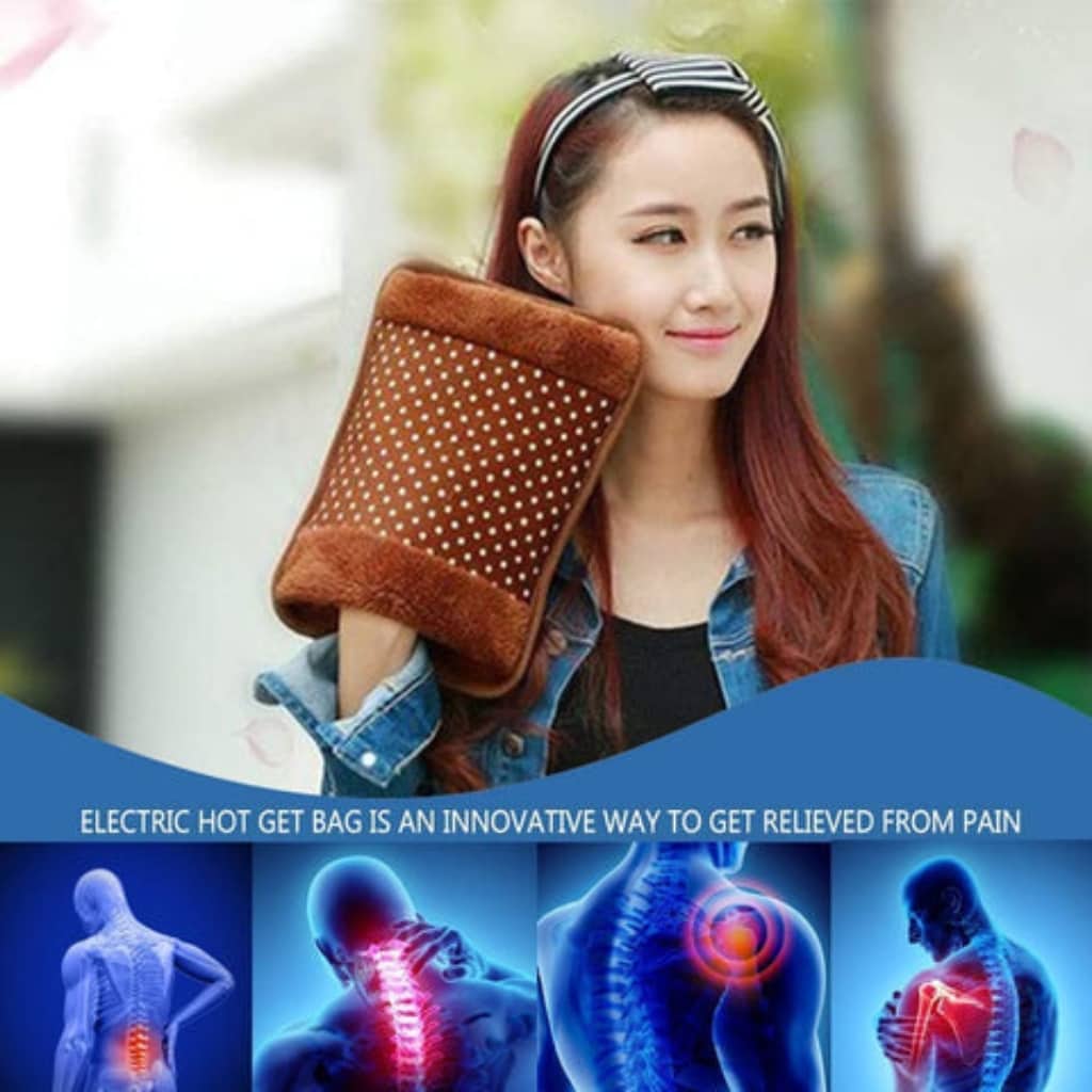 Oreiller d’eau chaude électrique auto-chauffant , pour Massage , douleurs musculaires – وسادة ماء ساخن كهربائية ذاتية التسخين لتدليك آلام العضلات - Soins et Beauté - صورة 4
