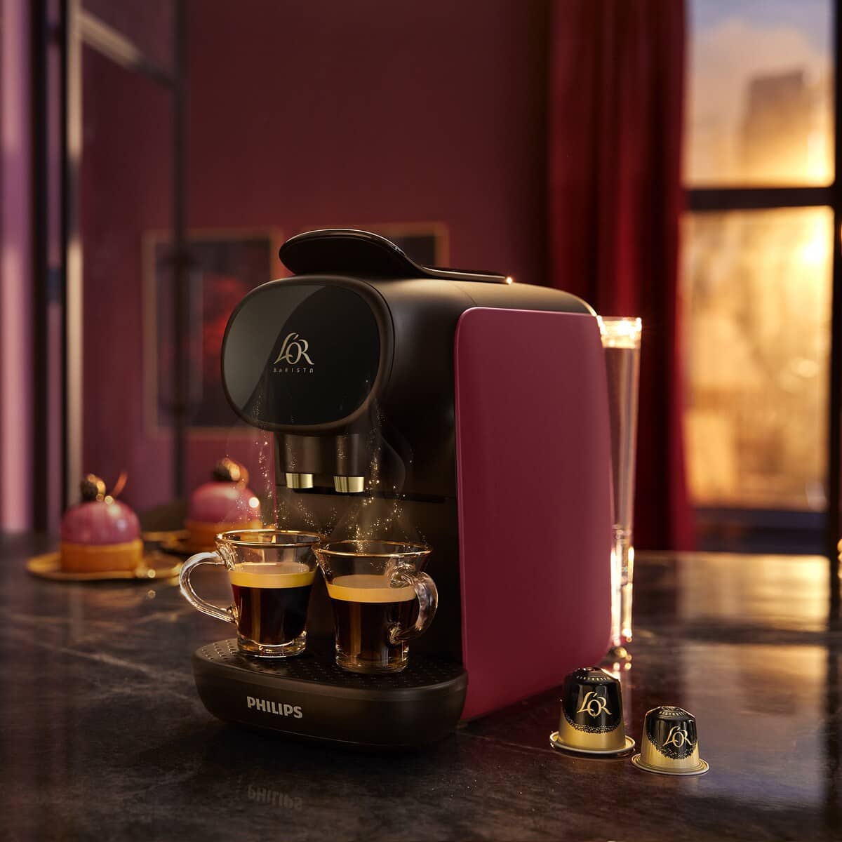 Philips Machine à café à capsules 19BAR L'OR BARISTA SUBLIME avec 20 capsule - Electroménager - صورة 2