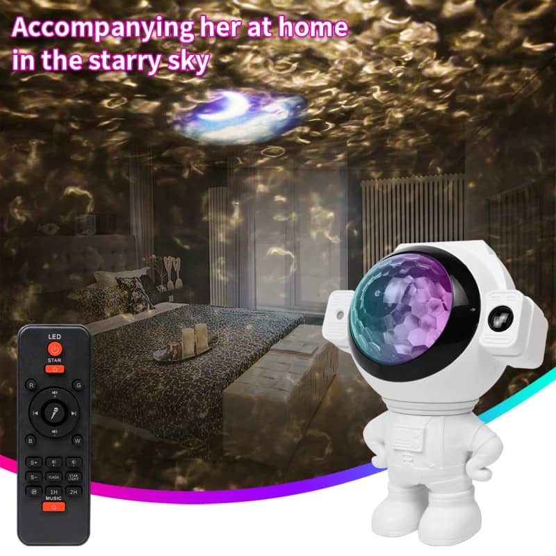 Projecteur d’astronome de ciel étoilé galaxie Bleutooth avec télécommande V2 - Électronique - صورة 2
