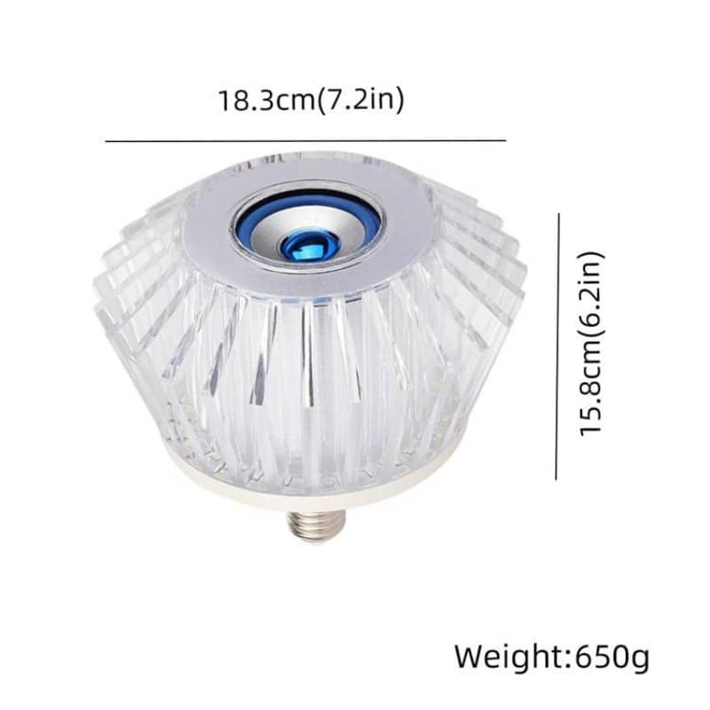 Ampoule musicale LED haut-parleur intégré Crystal Avec Bluetooth et télécommande 24W - Électronique - صورة 6