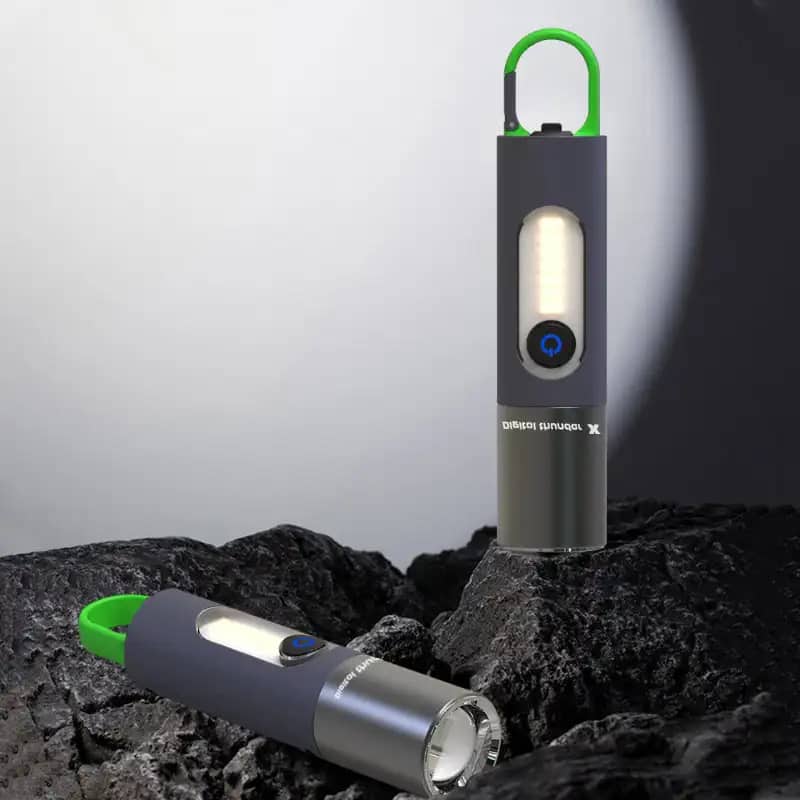 Lampe de poche LED zoomable 4 modes, Rechargeables 1800mAh - Camping et Randonnée - صورة 3
