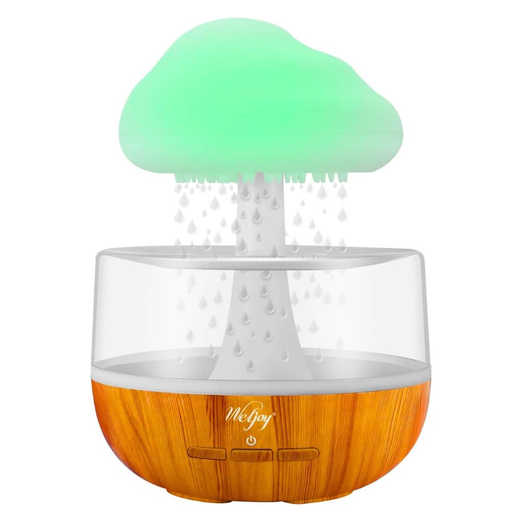 Humidificateur créatif en forme de nuage de pluie 7 couleurs  280ml - Électronique - صورة 3
