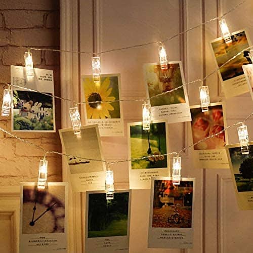 Clips lumineux pour accrocher des photos décoration intérieure - Décoration - صورة 4