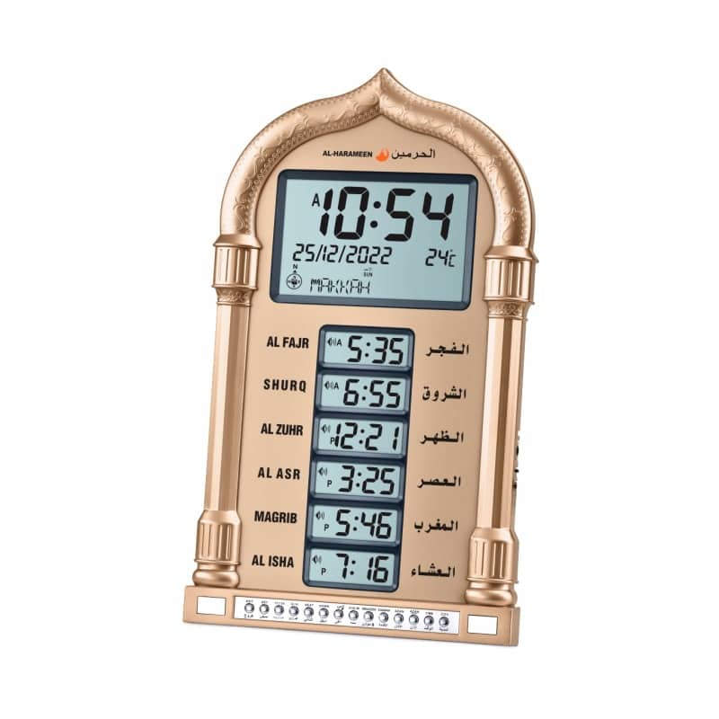 Horloge de prière Azan Affichage LED d’Al-Haramain HA-4028  - ساعة أذان الحرمين للصلاة - Électronique - صورة 3