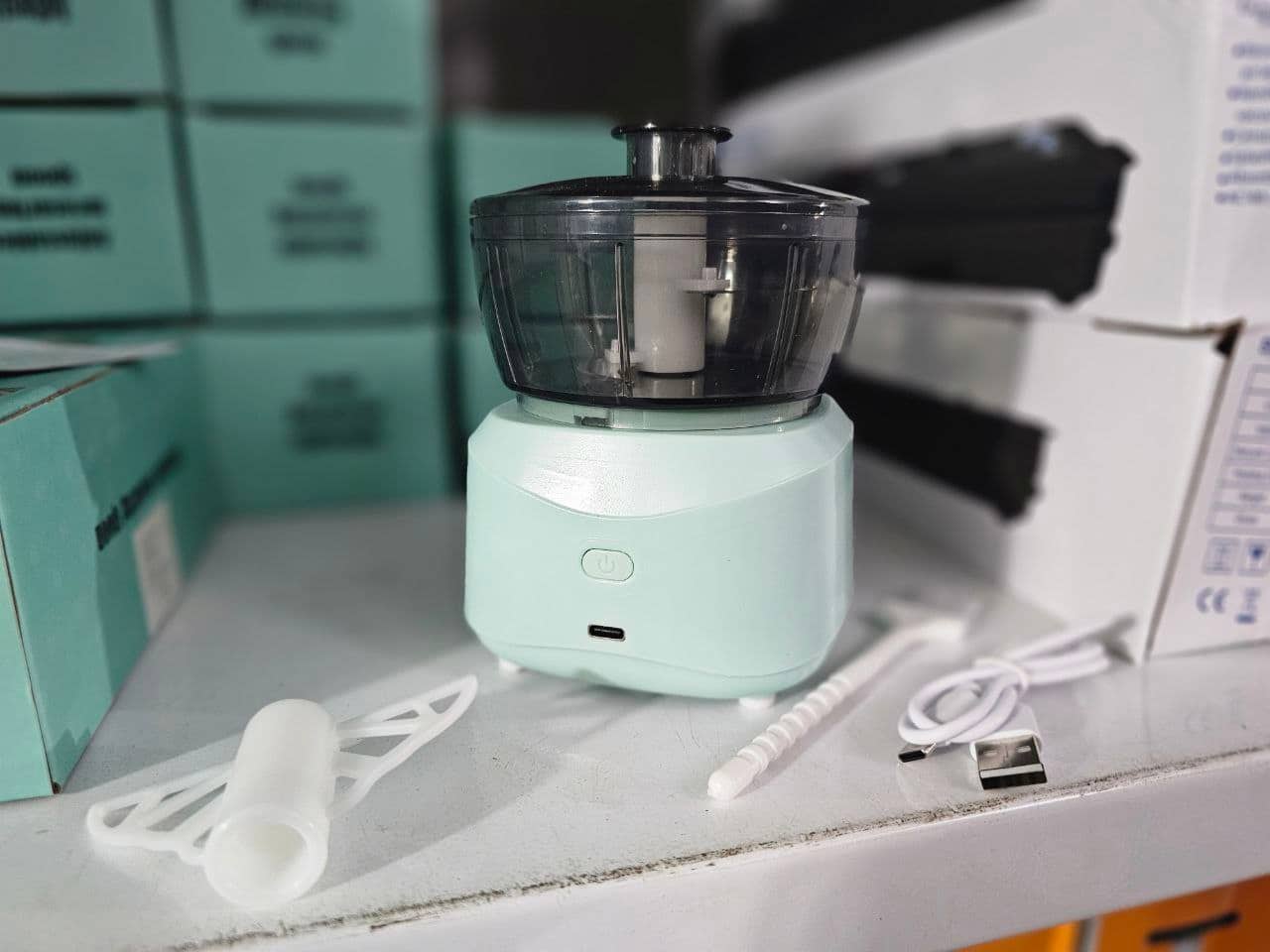 Mini Hachoir électrique Portable Rechargeable multifonction 350 ML - Cuisine - صورة 6