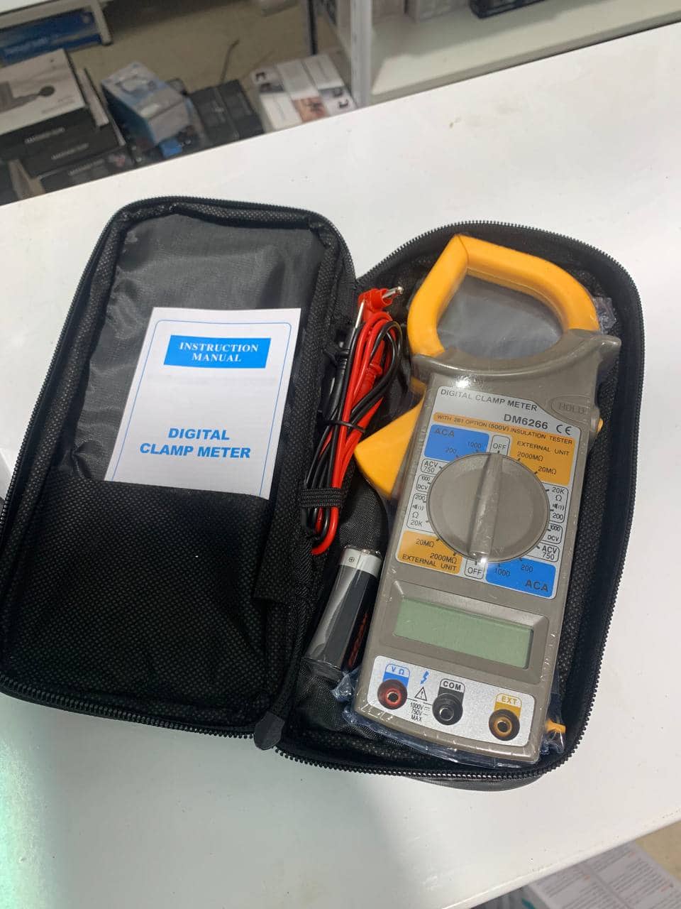 Multimètre à pince numérique Portable DM-6266 - Outillage et Bricolage - صورة 7